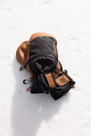 Quartz Mitt - Black / Tan