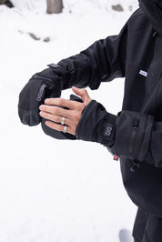 Quartz Mitt Long Cut - Black