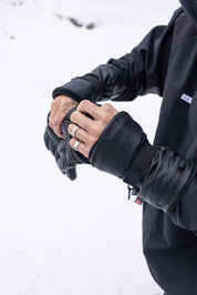 Granite Glove Long Cut - Black